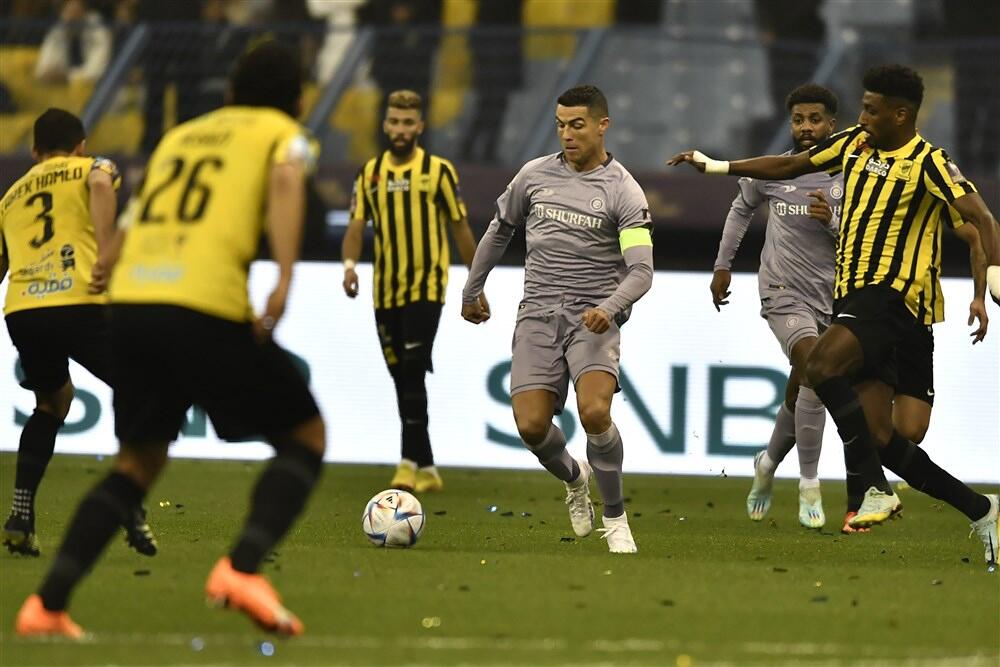 Kristijano Ronaldo u dresu Al Nasra na derbiju protiv Al Itihada