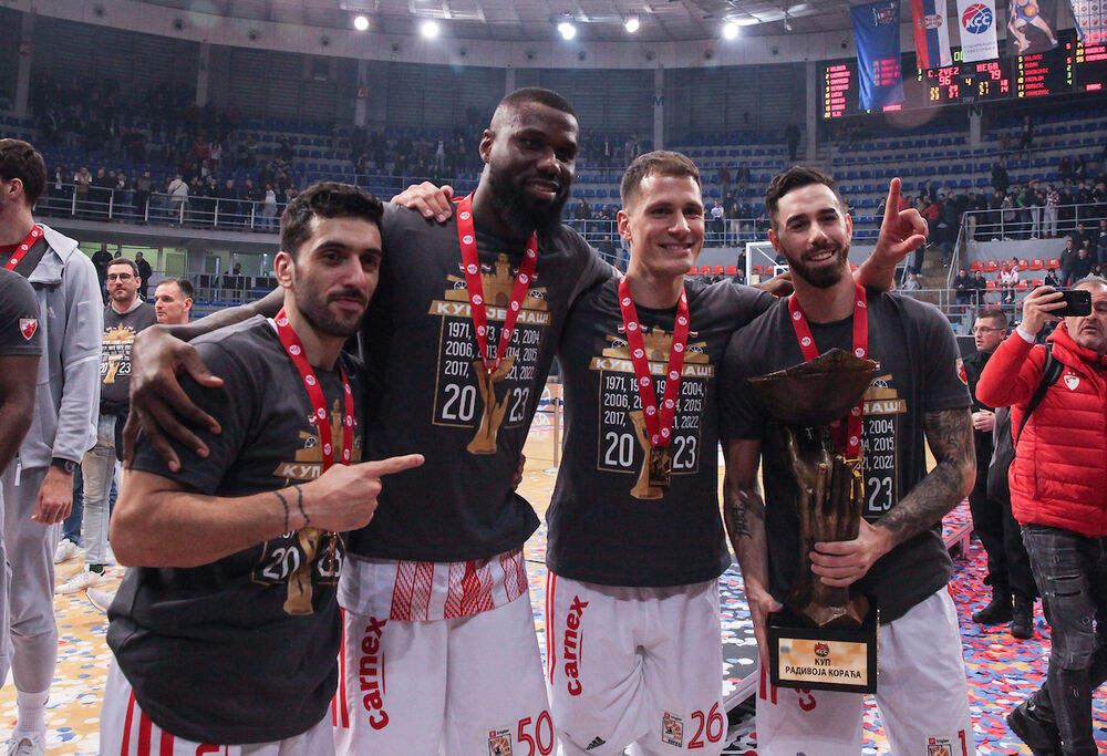 Košarkaši Crvene zvezde su prošle godine osvojili Kup Radivoja Koraća
