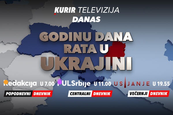 GODINU DANA OD POČETKA RATA U UKRAJINI: Ne propustite specijal Kurir TV-a povodom rusko-ukrajinskog sukoba