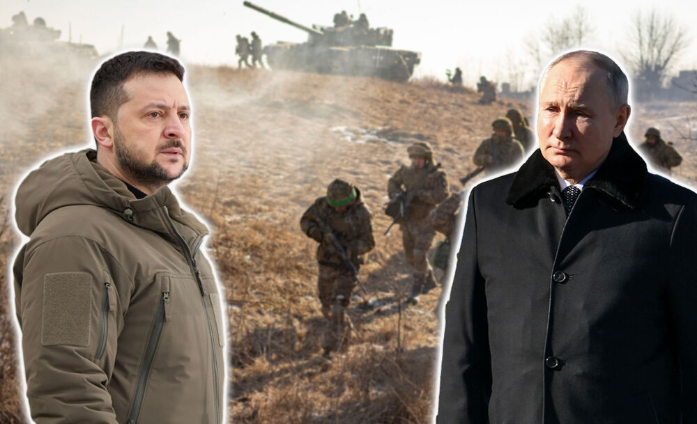 Vladimir Putin, Volodomir Zelenski, rat, Ukrajina, Rusija