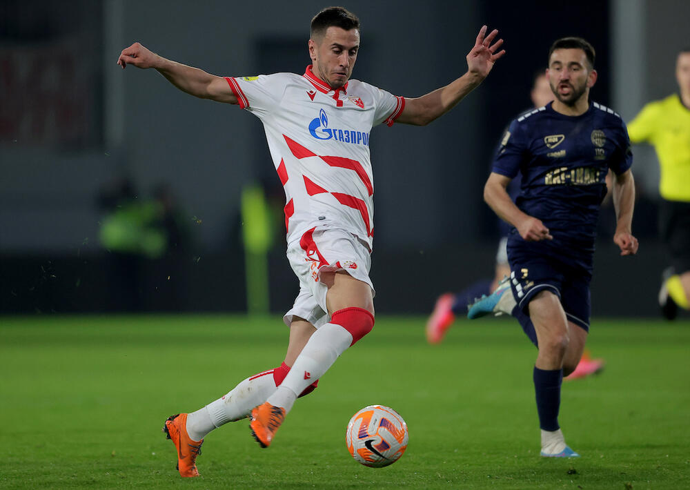 Aleksandar Pešić na utakmici TSC-a i Crvene zvezde u Bačkoj Topoli