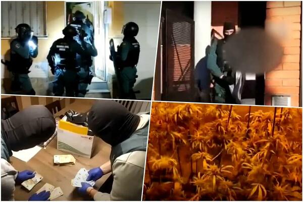 SPEKTAKULARNA AKCIJA ŠPANSKE POLICIJE U KOJOJ JE UHAPŠEN SRBIN: Specijalci razvaljivali vrata, OVO JE ZAPLENJENO!