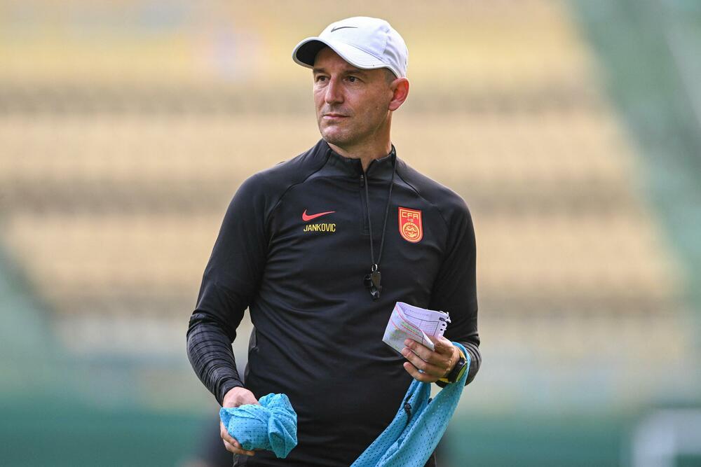 Aleksandar Janković na treningu reprezentacije Kine