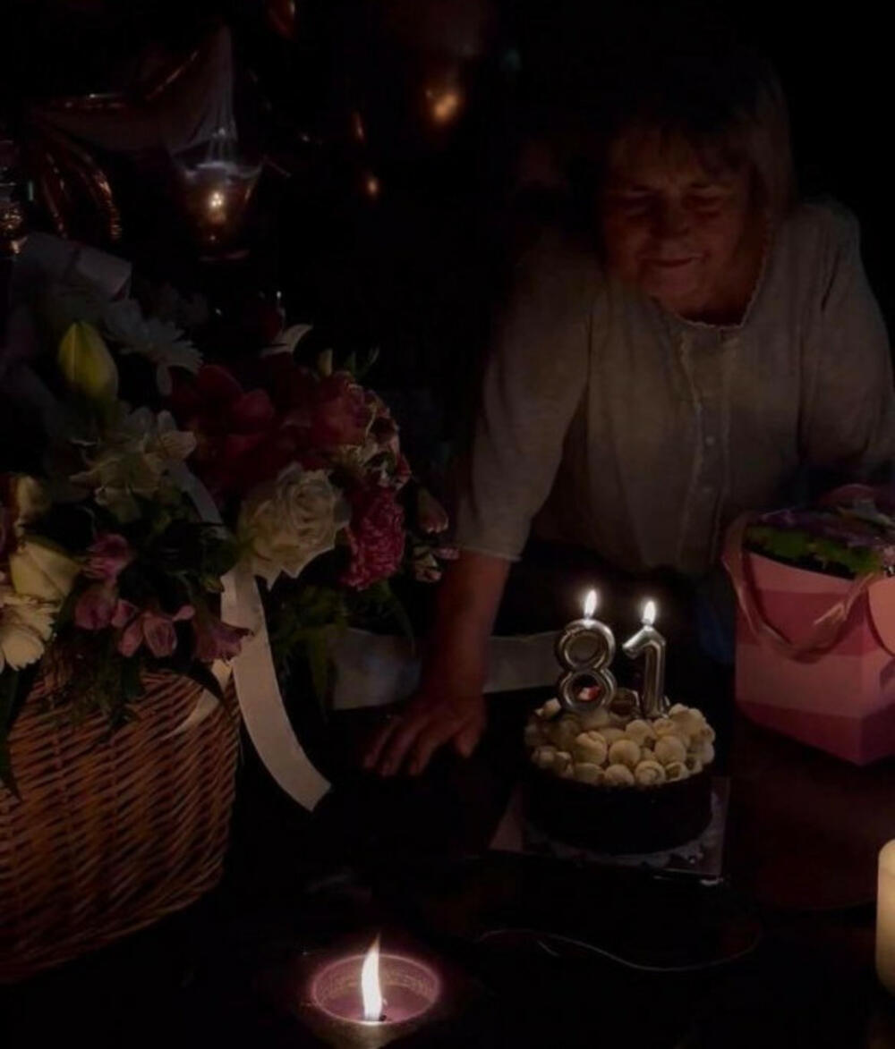 Miličina majka Dušanka proslavila je 81. rođendan