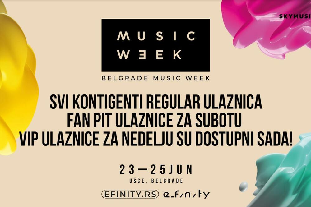 Za Belgrade Music Week nezapamćeno interesovanje, dostupno JOŠ SAMO MALO ULAZNICA