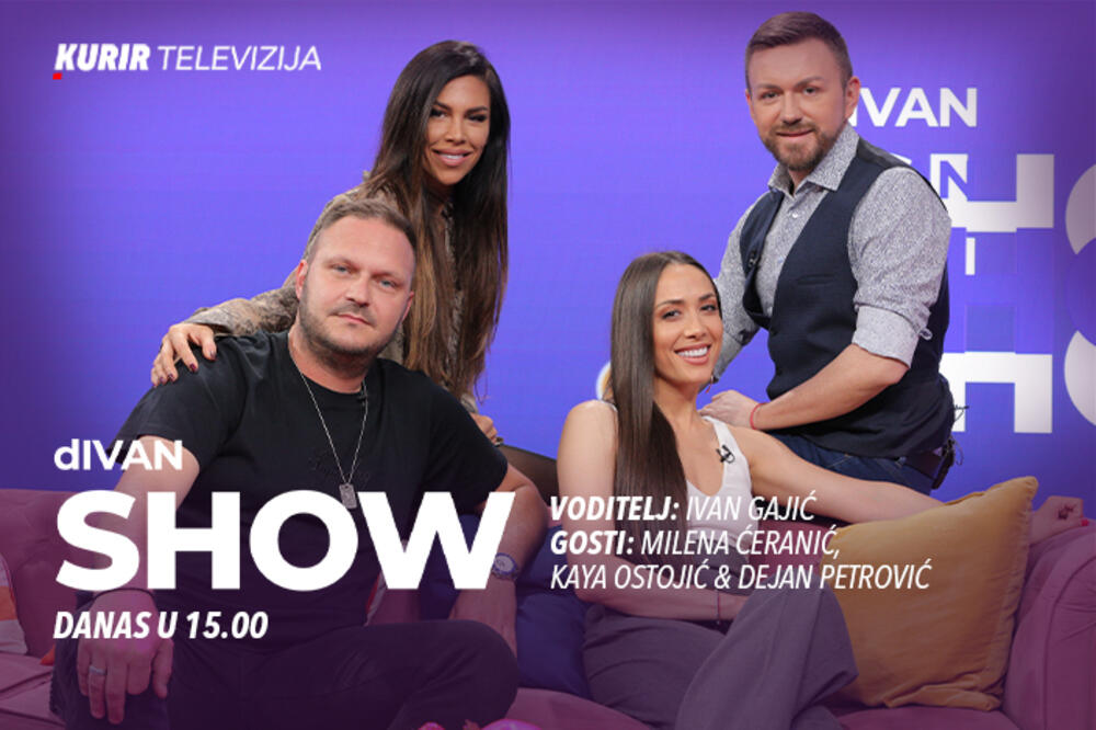 "dIvan show" i ovog vikenda obećava sjajnu zabavu! Kaya, Milena Ćeranić i Dejan Petrović kakve niste upoznali