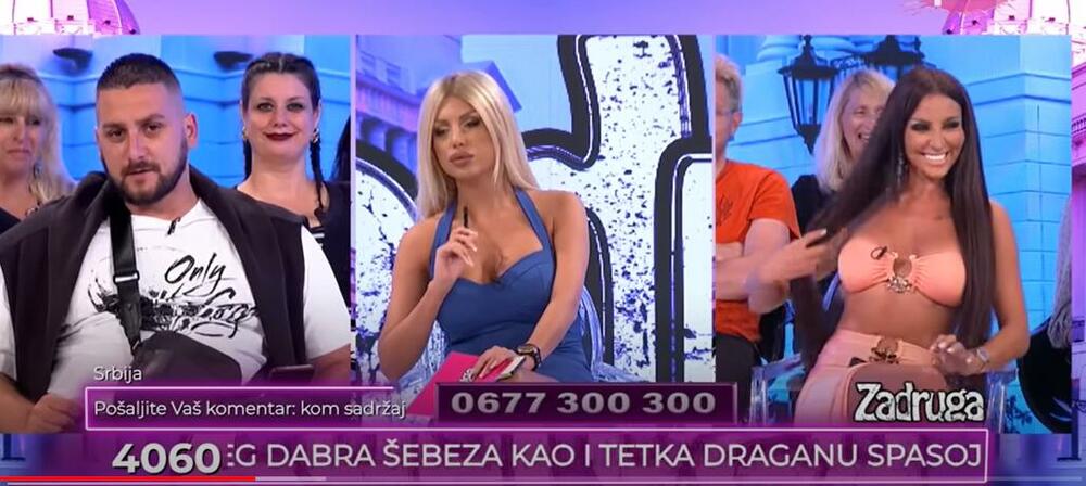 U javnosti poznata bivša kuma Dalile Dragojević i Dejana Dragojevića, koja kako je istakla na njihovoj svadbi nije dobila ni čašu vode, uključila uživo u program.