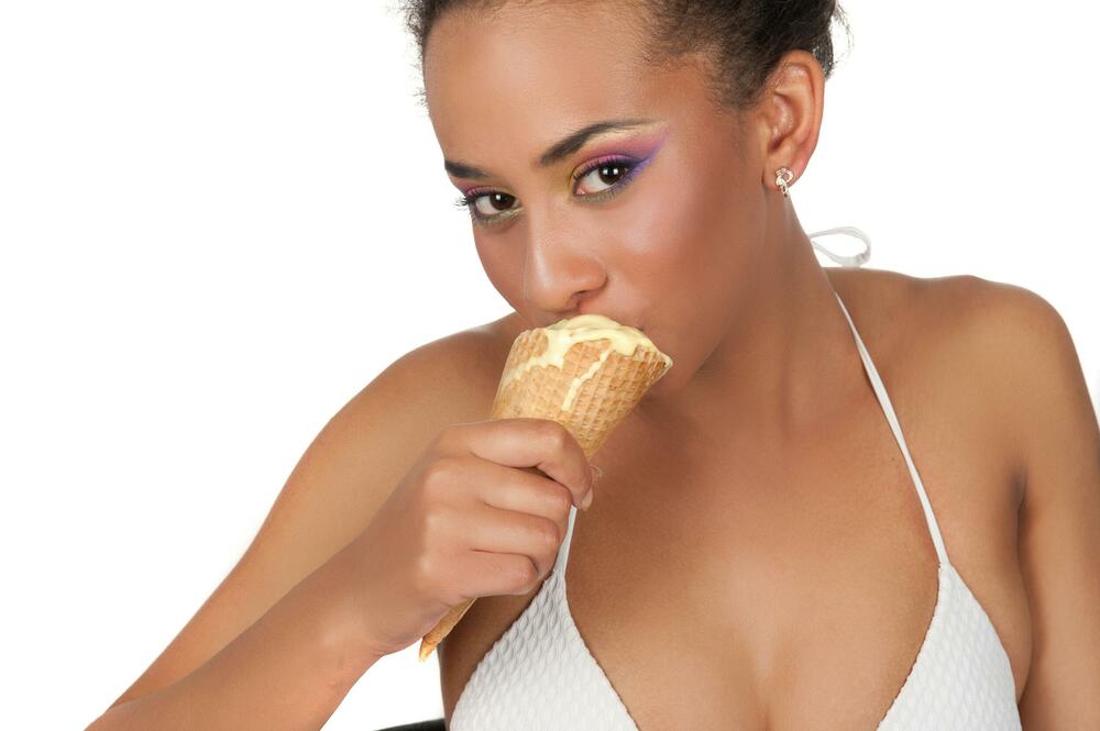 Sladoled, Žena, Devojka