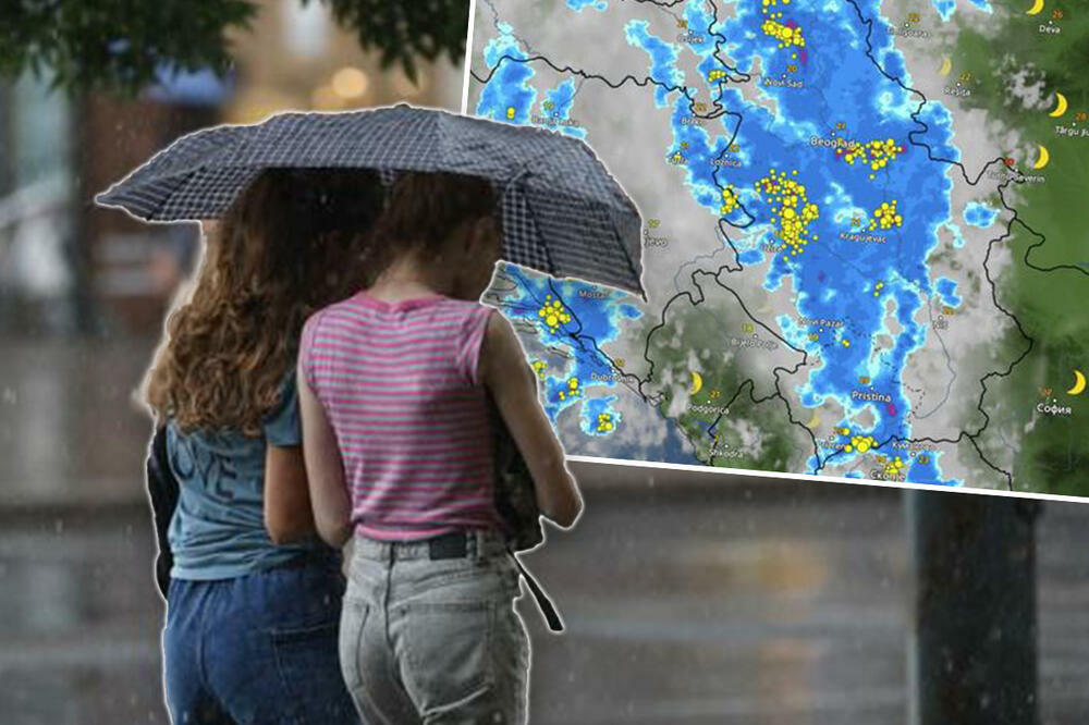 RHMZ IZDAO NEKOLIKO VAŽNIH UPOZORENJA: Oluja stiže u Srbiju, EVO GDE ĆE PRVO UDARITI, temperature u padu svuda