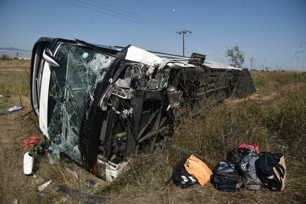 Autobus koji je učestvovao u nesreći