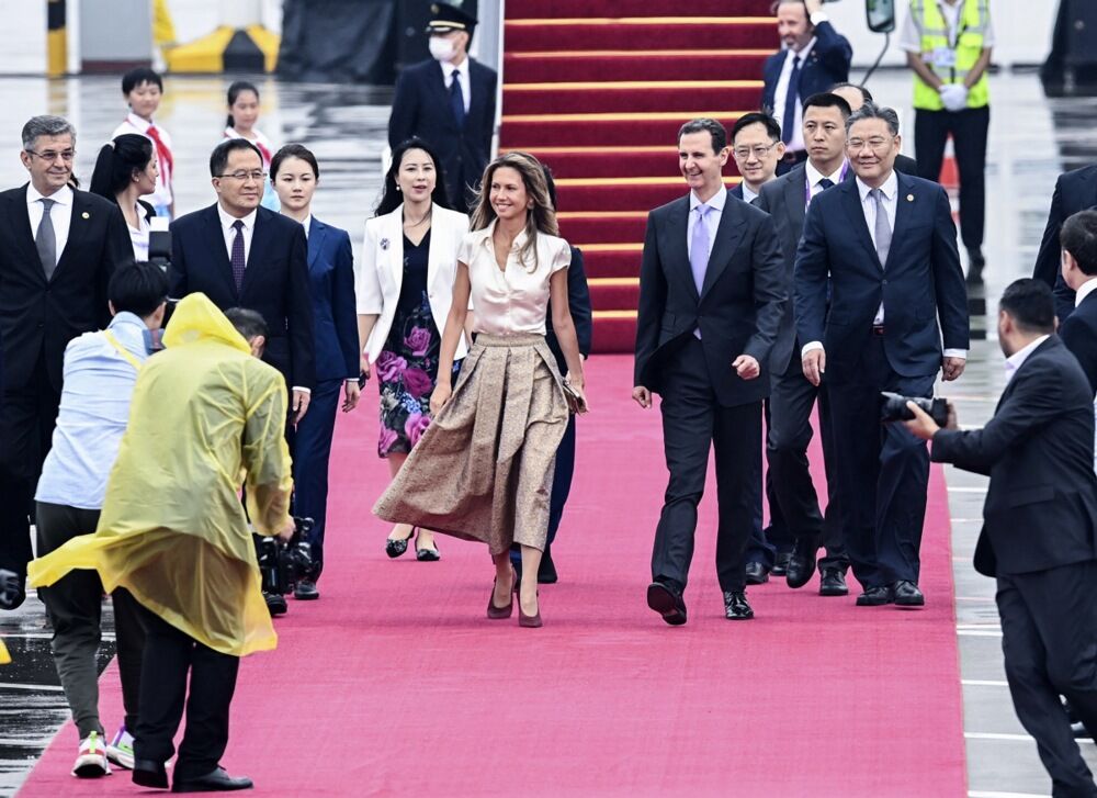 Bašar i Asma al Asad u poseti Kini 