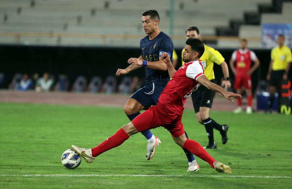 Kristijano Ronaldo na utakmici Persepolisa i Al Nasra u azijskoj Ligi šampiona