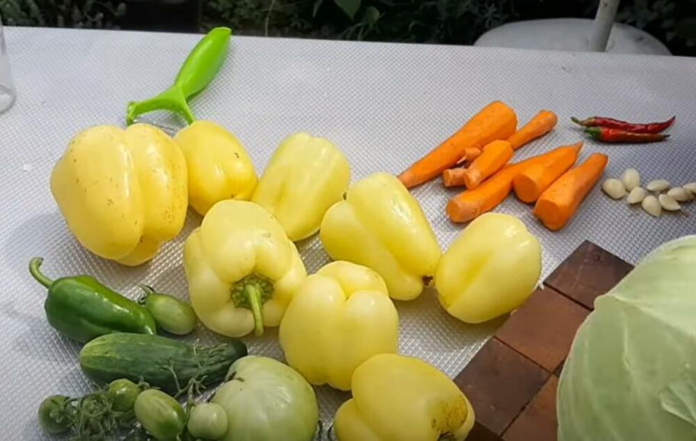 Povrće za šarenu salatu