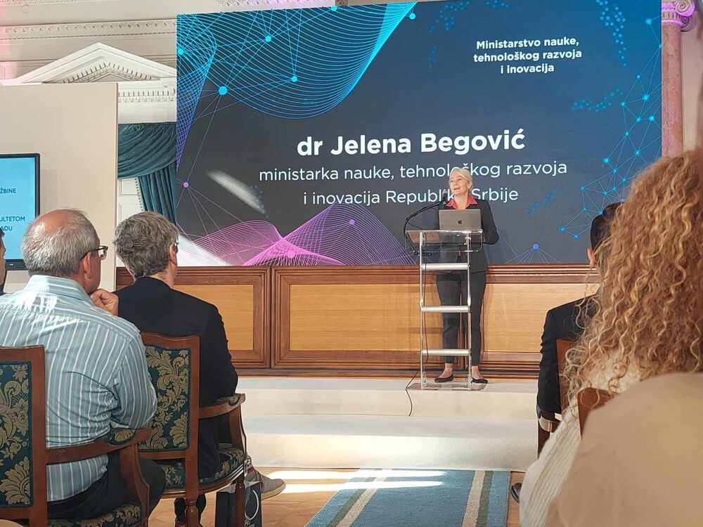 dr Jelena Begović, ministarka nauke, tehnološkog razvoja i inovacija.