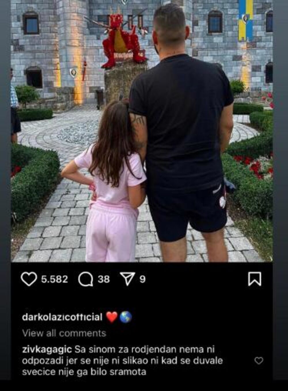 Baba Marine Gagić prokomentarisala sliku Darka Lazića sa ćerkom