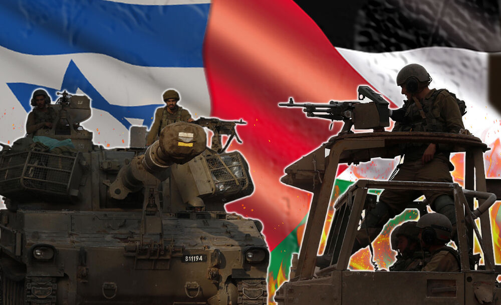 Rat Izraela i Palestine, ilustracija