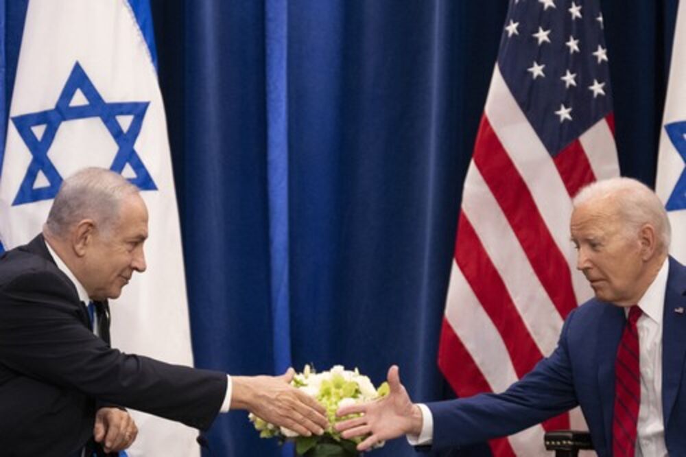 Džo Bajden i Benjamin Netanjahu 