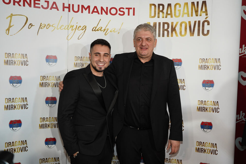 Stajling sina Dragane Mirković na njenom koncertu u Areni