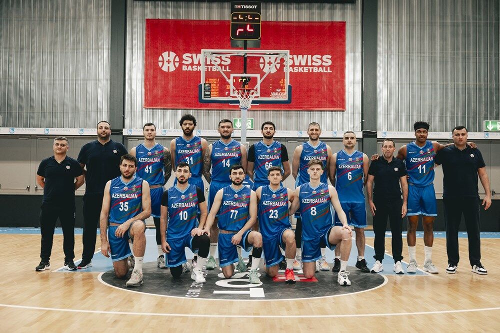 Košarkaši Azerbejdžana uoči meča protiv Švajcarske