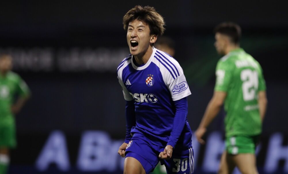 Takuro Kaneko slavi gol