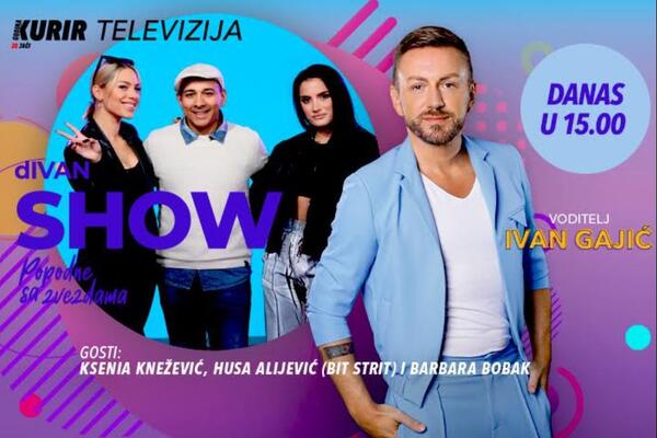 Barbara, Ksenia i Husa stižu kod Gajića u "dIvan show"! Ne propustite danas od 15 časova na Kurir televiziji