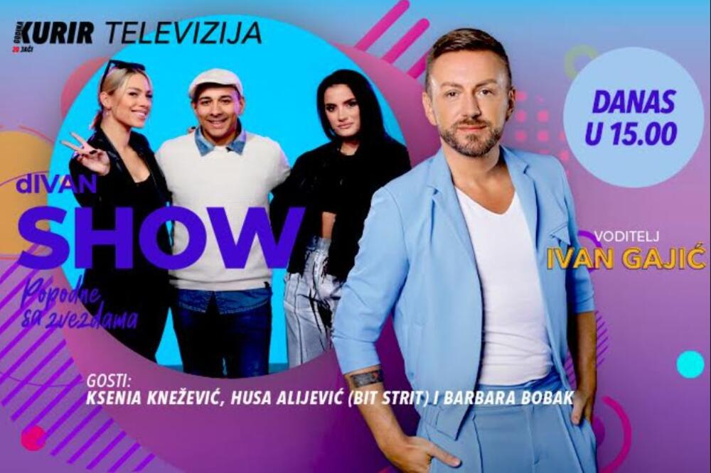 Barbara, Ksenia i Husa stižu kod Gajića u "dIvan show"! Ne propustite danas od 15 časova na Kurir televiziji
