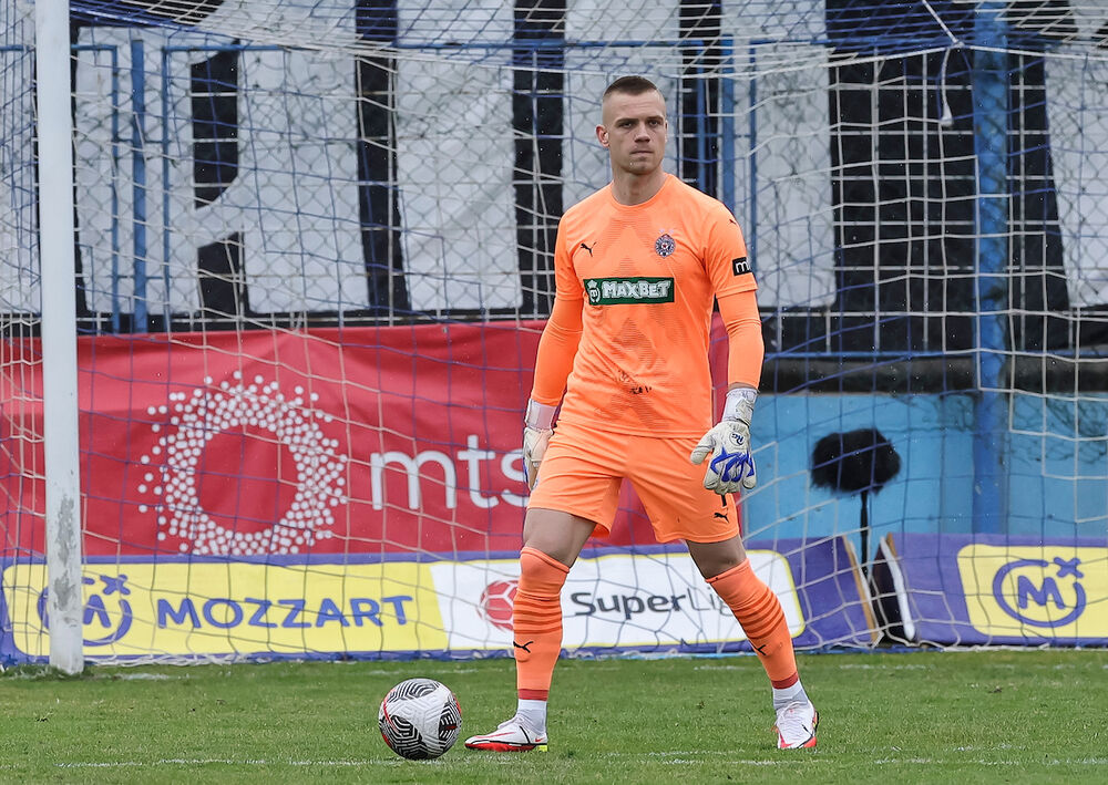 Aleksandar Jovanović na utakmici Radniak i Partizana u Surdulici