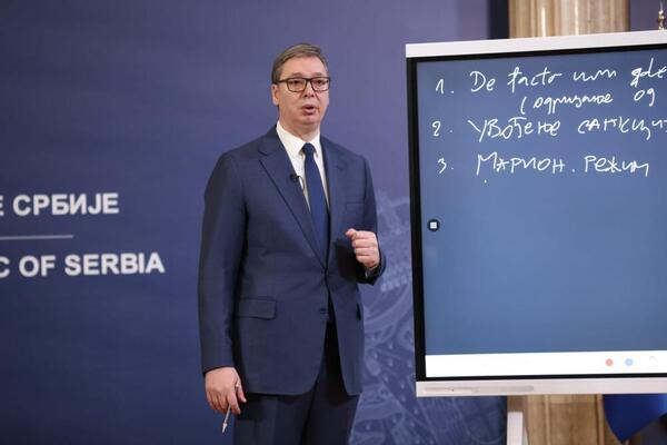 TRAŽIĆEMO ALTERNATIVU ZA ISPLATU PRINADLEŽNOSTI NAŠEM NARODU: Predsednik Vučić o situaciji na KiM