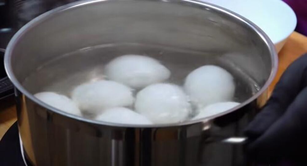 Skuvana jaja u šerpi