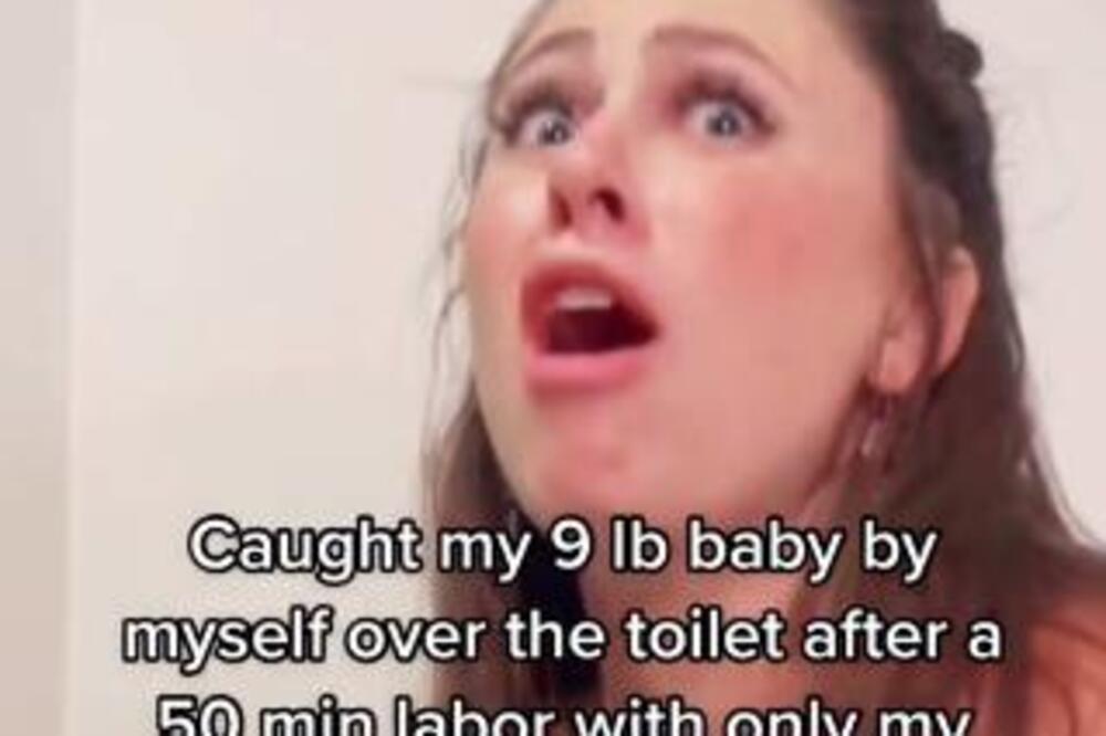 ŽENA OTIŠLA DO TOALETA, PA OSETILA DA JOJ KREĆE POROĐAJ: Rađa bebu već 5 put nad WC ŠOLJOM, dok je muž...(VIDEO)