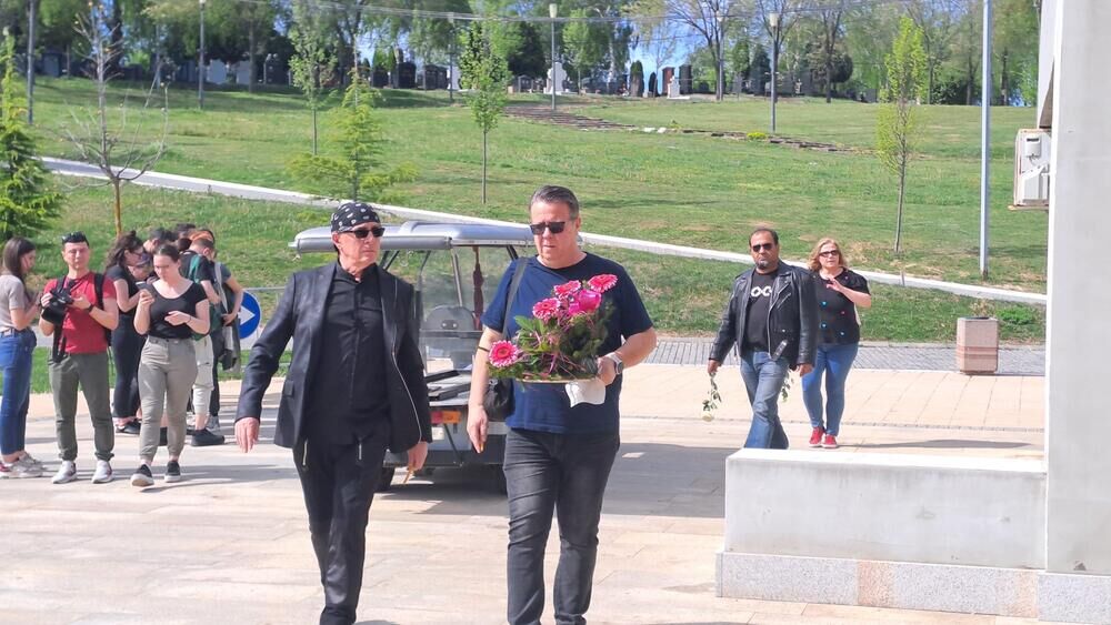 Oliver Mandić stigao na sahranu Slađane Milošević